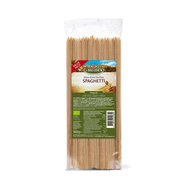 Spaghetti volkoren van La Bioidea, 6 x 1 kg
